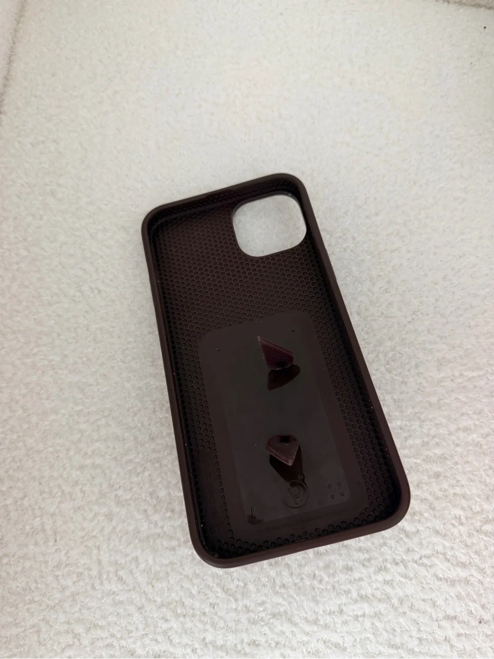 Loopy Case Brown Checkerboard Phone Case with Grip Strap